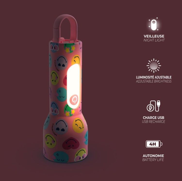MOB Glowy | Smiley World - Roze