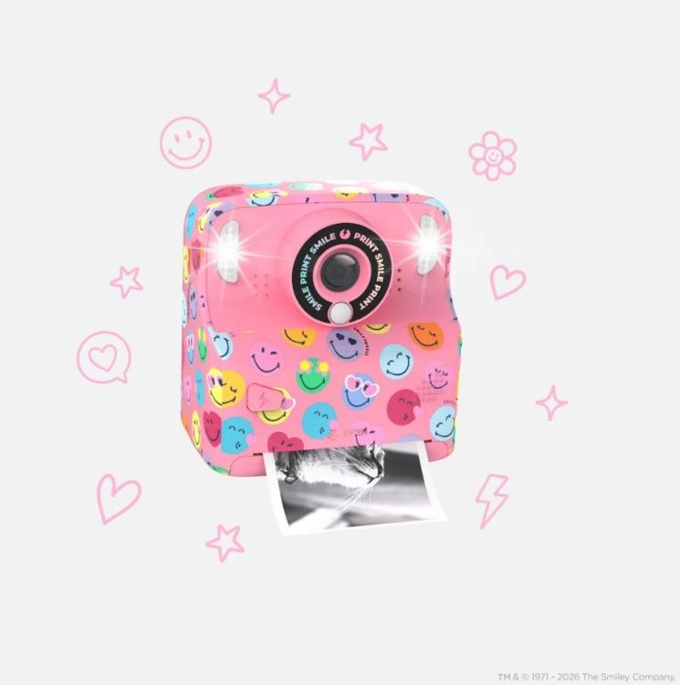 MOB Pixiprint | Smileyworld - Roze MOB Pixiprint | Smileyworld - Roze