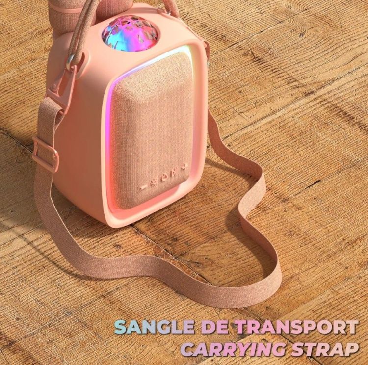 MOB Singy Party - Karaoke speaker - Roze