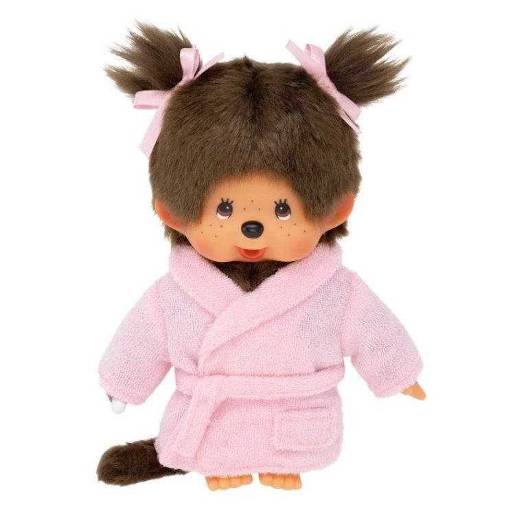 Monchhichi Monchhichi knuffel - Meisje in badjas