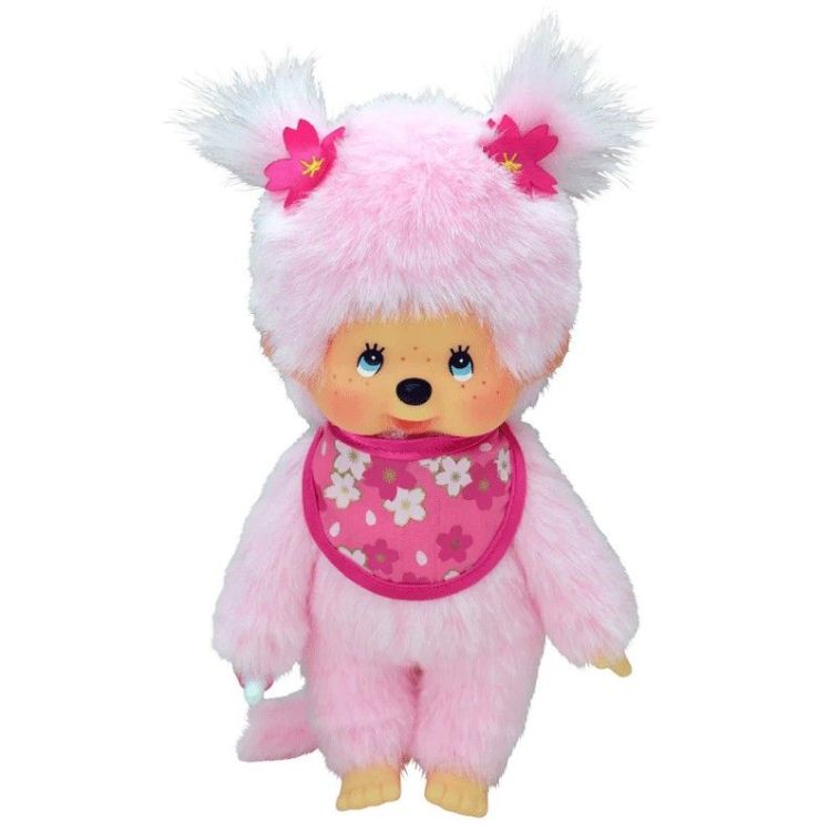 Monchhichi Monchhichi knuffel - Sakura cherry blossom Monchhichi Monchhichi knuffel - Sakura cherry blossom