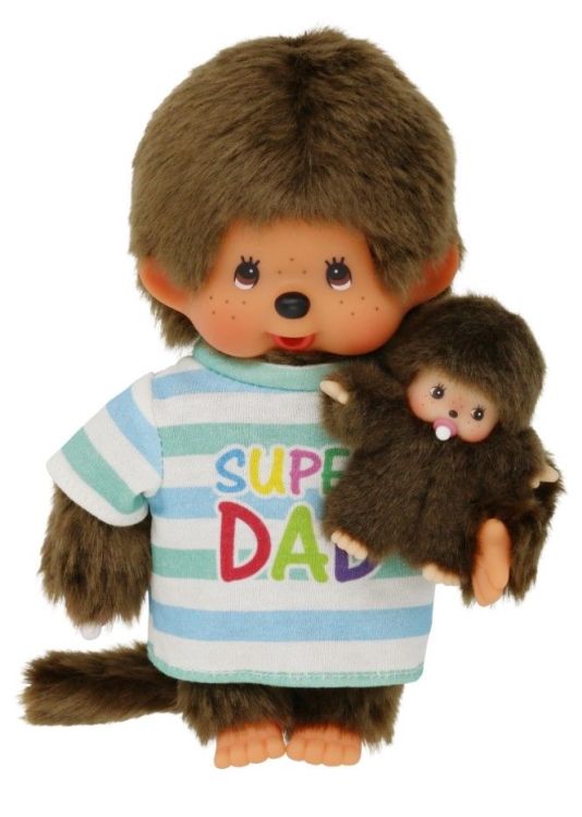 Monchhichi Monchhichi knuffel - Super dad jongen
