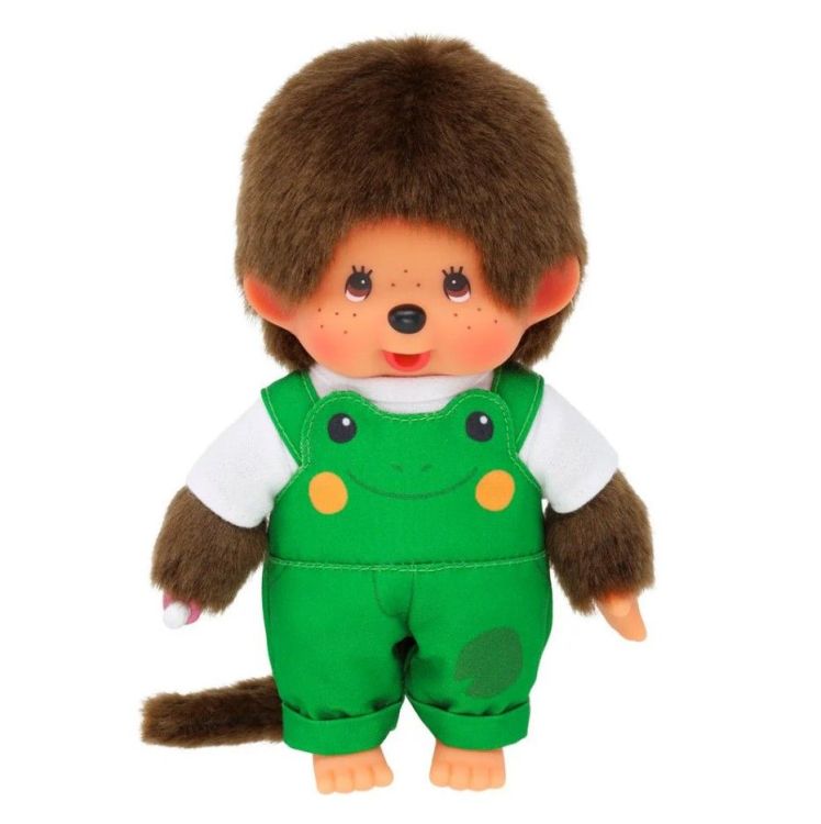 Monchhichi Monchhichi knuffel - Tuinbroek Kikker