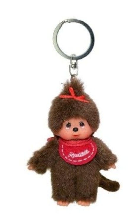 Monchhichi Monchhichi sleutelhanger - Slab rood