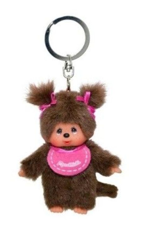 Monchhichi Monchhichi sleutelhanger - Slab roze