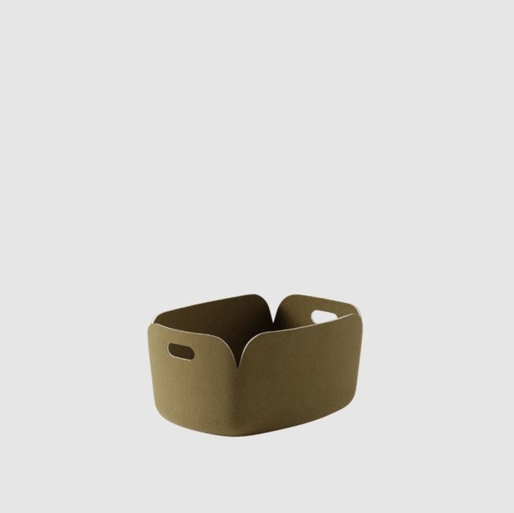 Muuto Restore Basket - Brown Green
