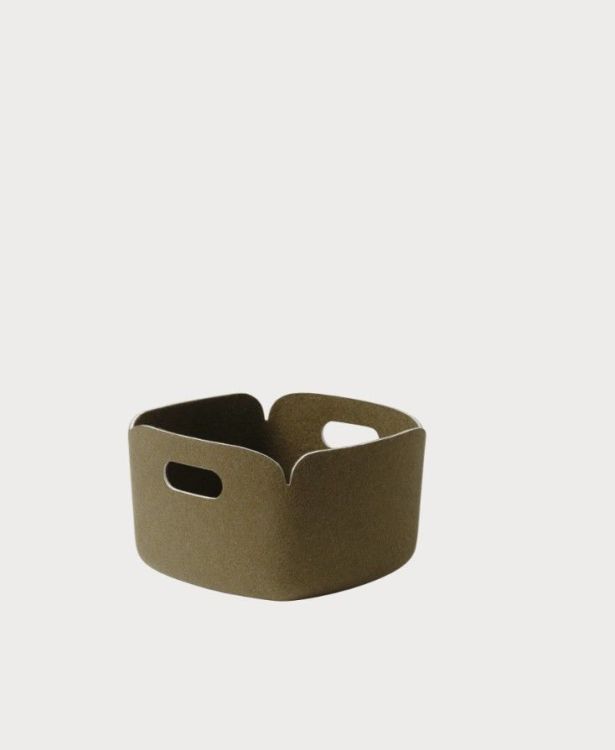 Muuto Restore Basket - Brown green - 28x28 Muuto Restore Basket - Brown green - 28x28