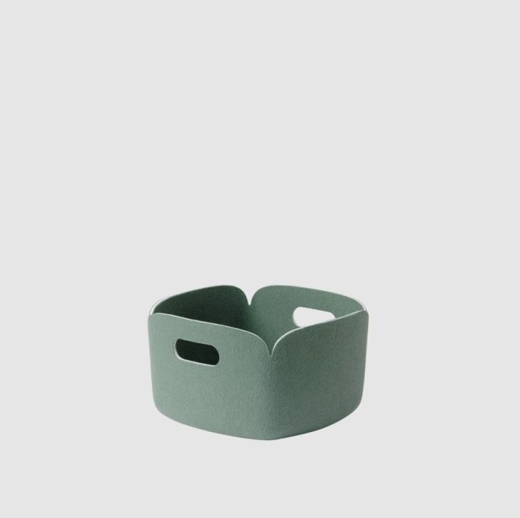 Muuto Restore Basket - Dusty Green - 28x28 Muuto Restore Basket - Dusty Green - 28x28