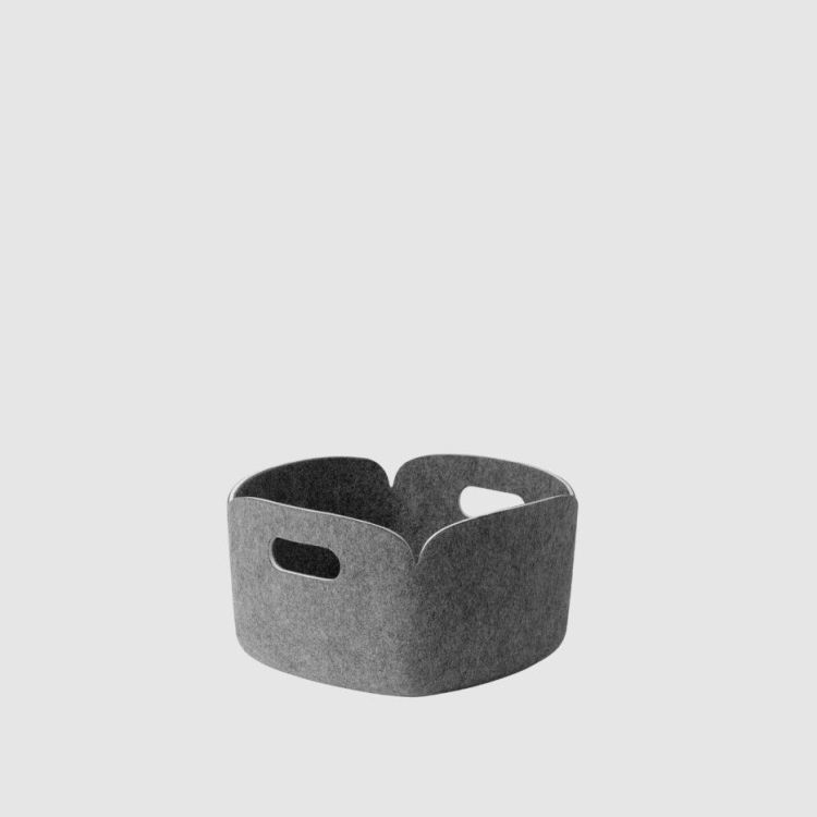 Muuto Restore Basket - Grey Melange - 28x28