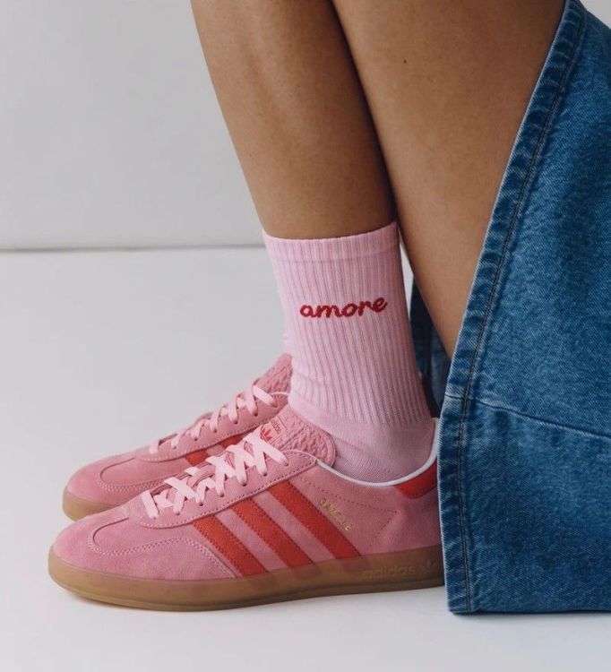 NBDC Sokken - Amore Rosé/Red - maat 35/38