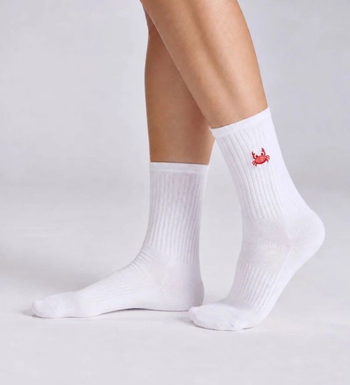NBDC Sokken - Mrs Krabs White/Red- maat 35/38