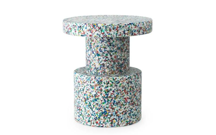 Normann Copenhagen Bit Stool White/multi