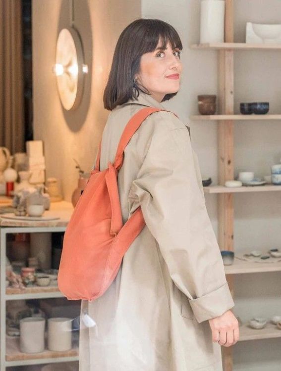 notabag Tote- en Rugzak - Original - Sand/terracotta