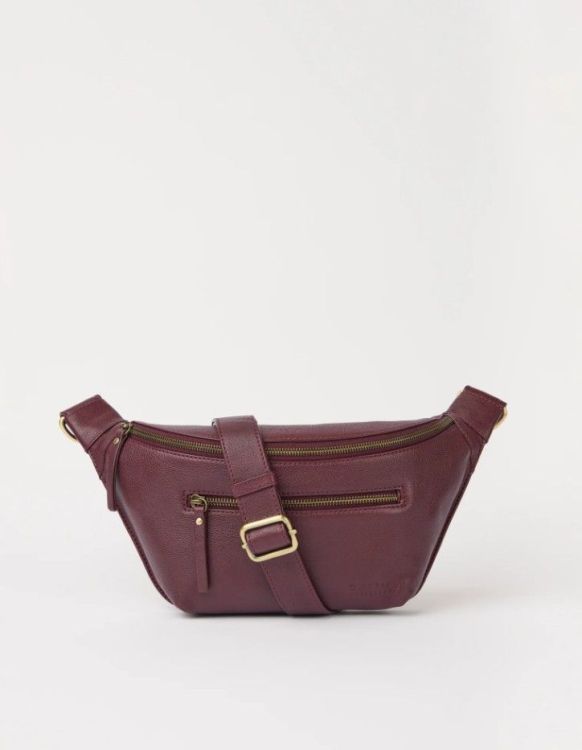 O MY BAG Bum bag - Drew - Dark Cherry soft grain O MY BAG Bum bag - Drew - Dark Cherry soft grain