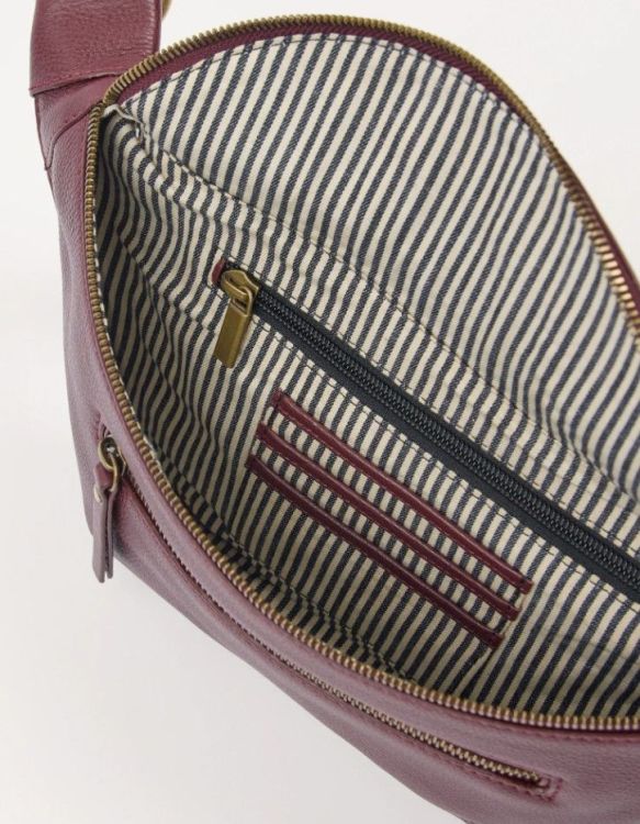 O MY BAG Bum bag - Drew - Dark Cherry soft grain