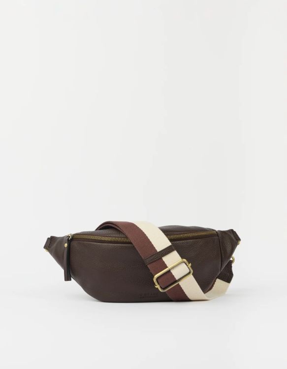 O MY BAG Bum bag - Niko - Chocolate soft grain O MY BAG Bum bag - Niko - Chocolate soft grain