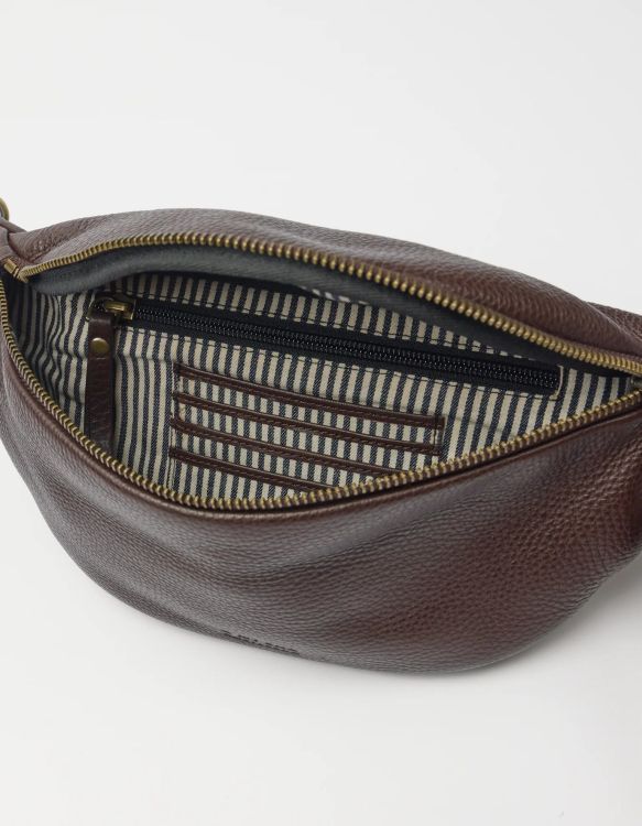 O MY BAG Bum bag - Niko - Chocolate soft grain
