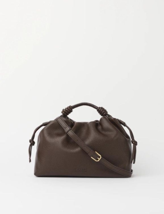 O MY BAG Crossbody bag - Kiki midi - Chocolate soft grain