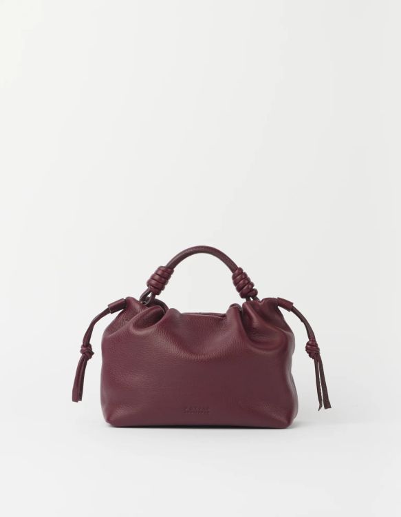 O MY BAG Crossbody bag - Kiki mini - Dark cherry soft grain