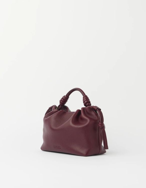 O MY BAG Crossbody bag - Kiki mini - Dark cherry soft grain