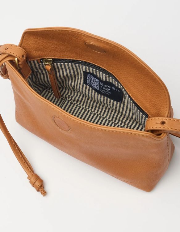 O MY BAG Crossbody bag - Sienna mini - Cognac soft grain