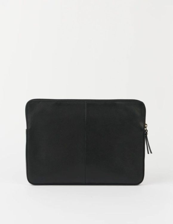 O MY BAG Laptop hoes - Soft grain leather - Black