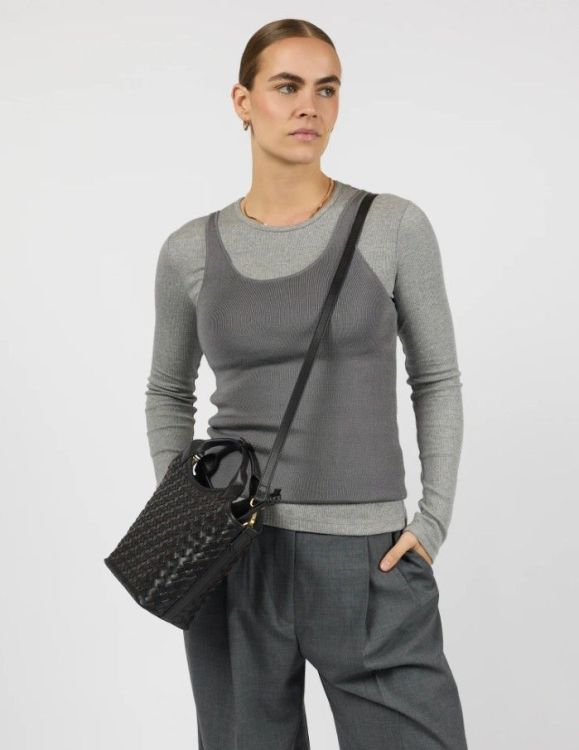 O MY BAG Mara - Woven - Black
