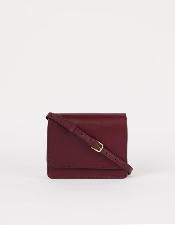 O MY BAG Mini crossbody bag - Audrey - Dark cherry