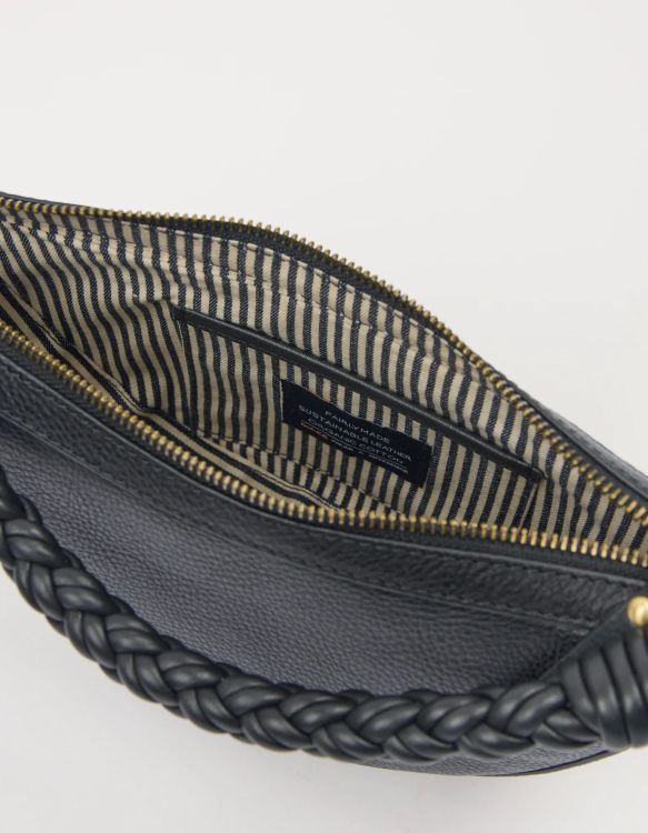 O MY BAG Mini crossbody bag - Leo - Black soft grain