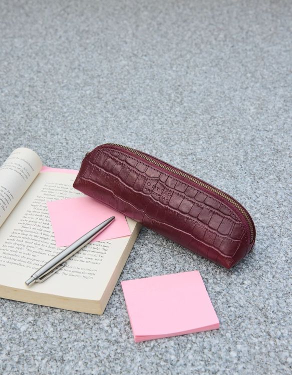 O MY BAG Pencil case - Small - Dark Cherry