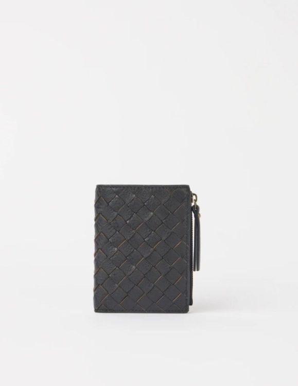 O MY BAG Portemonnee - Jamie - Black woven