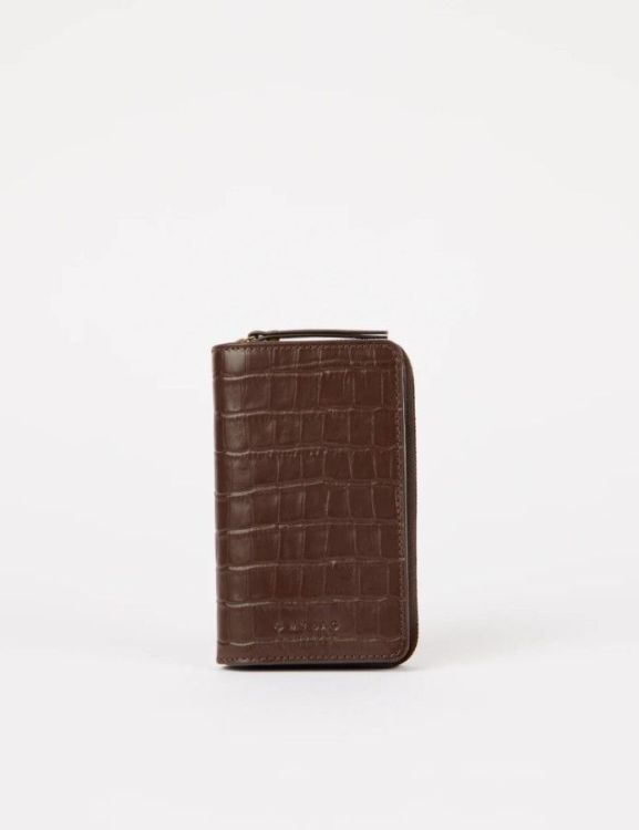 O MY BAG Portemonnee - Jett - Chocolate croco