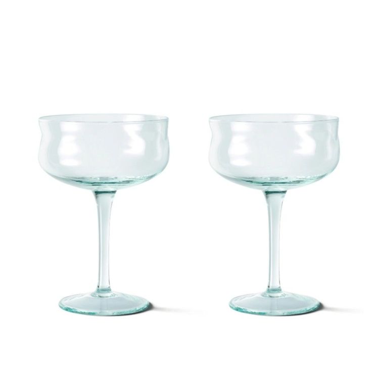 Paveau Champagne Coupe Swirl - Amalfi - Set van 2 Paveau Champagne Coupe Swirl - Amalfi - Set van 2