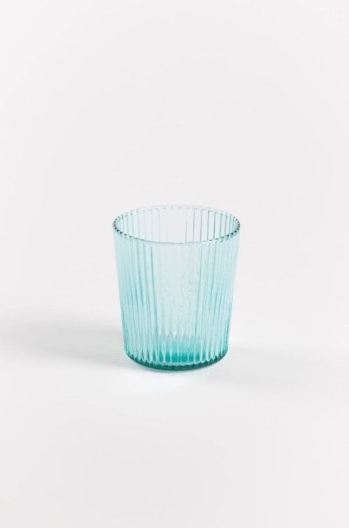 Paveau Glas Ribbed - Lucky Turqouise Paveau Glas Ribbed - Lucky Turqouise