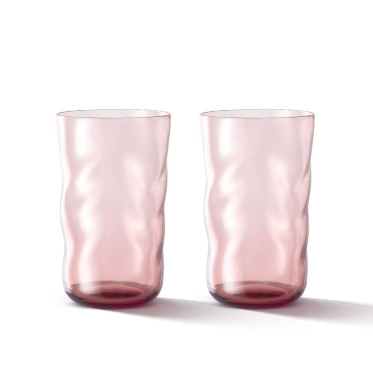 Paveau Glazen Swirl longdrink - Silt - Set van 2