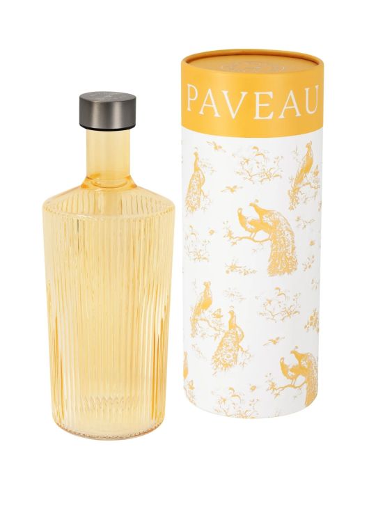 Paveau Waterfles Ribbed - Cable yellow