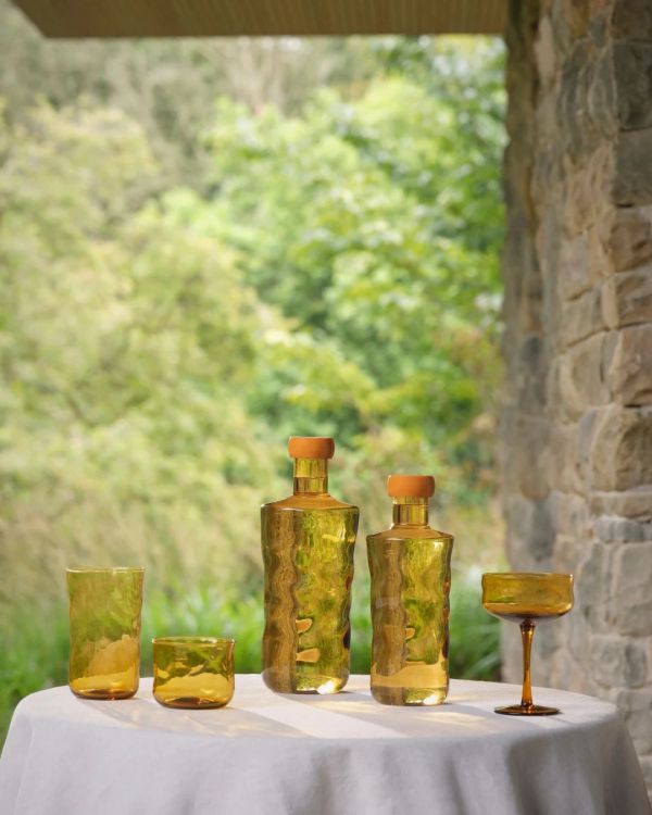 Paveau Waterfles Swirl large - Dune