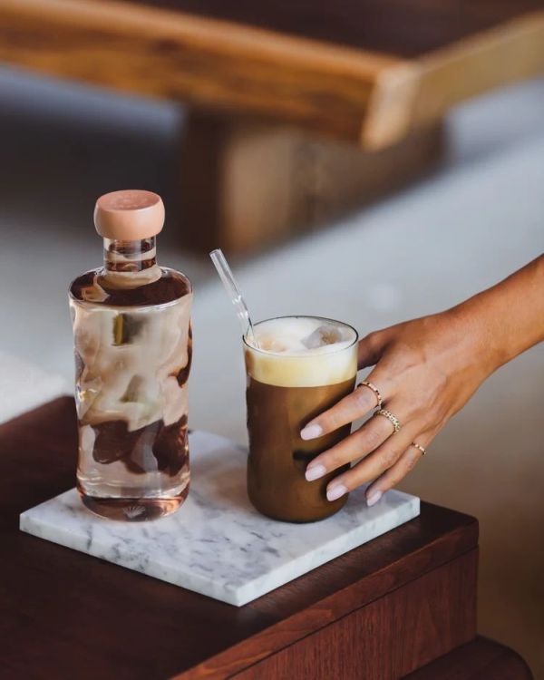 Paveau Waterfles Swirl medium - Glow