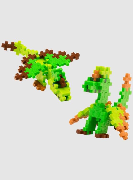 Plus-Plus Bouwblokjes - Earth Dragon - 100pcs