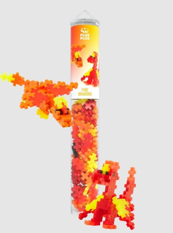 Plus-Plus Bouwblokjes - Fire Dragon - 100pcs Plus-Plus Bouwblokjes - Fire Dragon - 100pcs