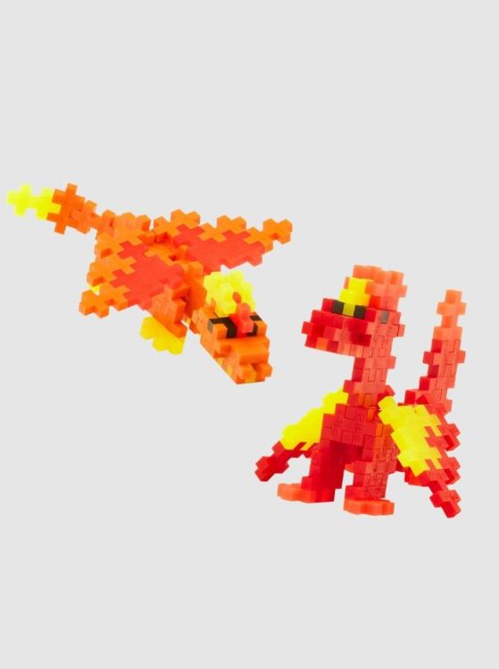 Plus-Plus Bouwblokjes - Fire Dragon - 100pcs