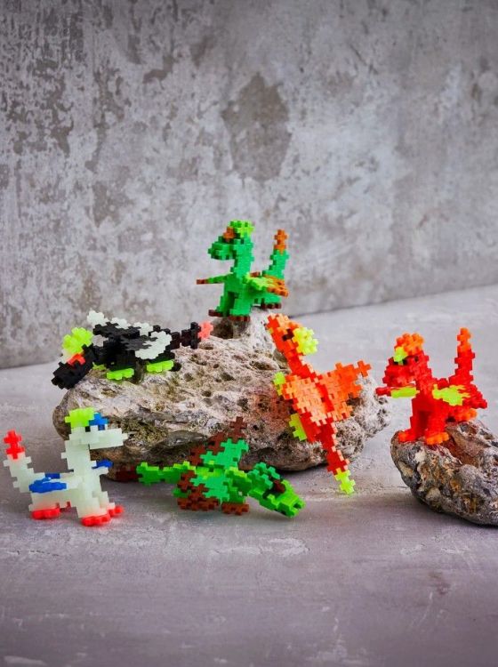 Plus-Plus Bouwblokjes - Fire Dragon - 100pcs