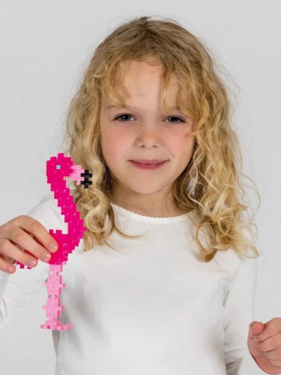 Plus-Plus Bouwblokjes - Flamingo - 100pcs
