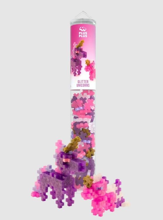 Plus-Plus Bouwblokjes - Glitter unicorns - 100pcs Plus-Plus Bouwblokjes - Glitter unicorns - 100pcs