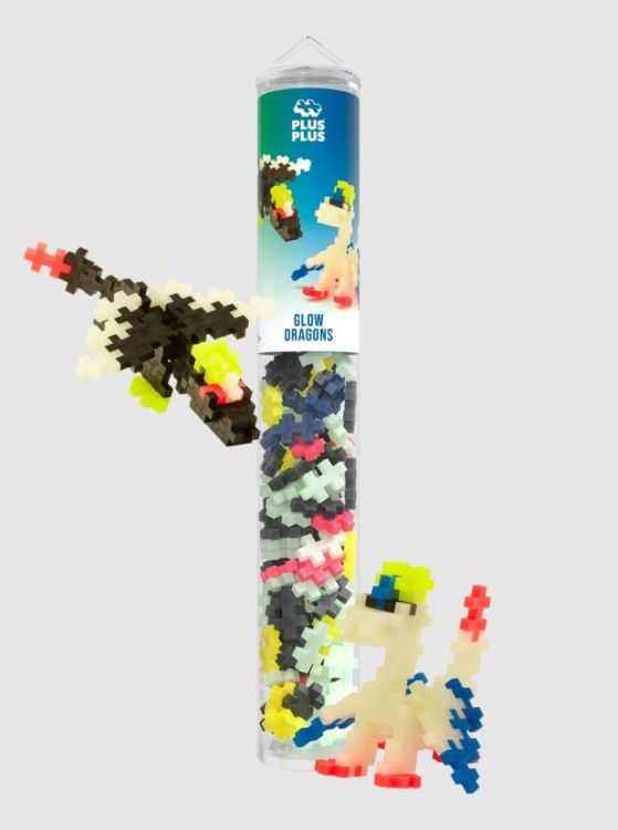 Plus-Plus Bouwblokjes - Glow Dragon - 100pcs Plus-Plus Bouwblokjes - Glow Dragon - 100pcs