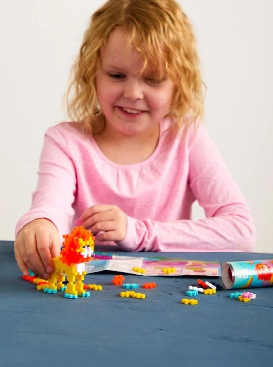 Plus-Plus Bouwblokjes - Leeuw - 100pcs