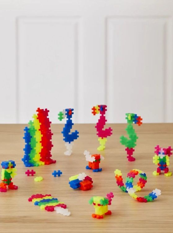 Plus-Plus Bouwblokjes - Neon - 100pcs