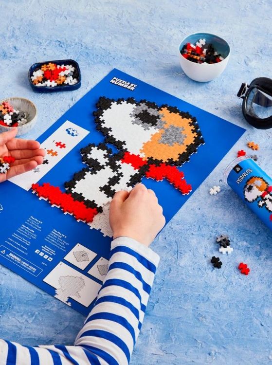 Plus-Plus Bouwblokjes - Peanuts - Flying Ace - 275pcs