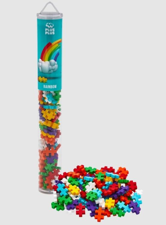 Plus-Plus Bouwblokjes - Regenboog - 100pcs