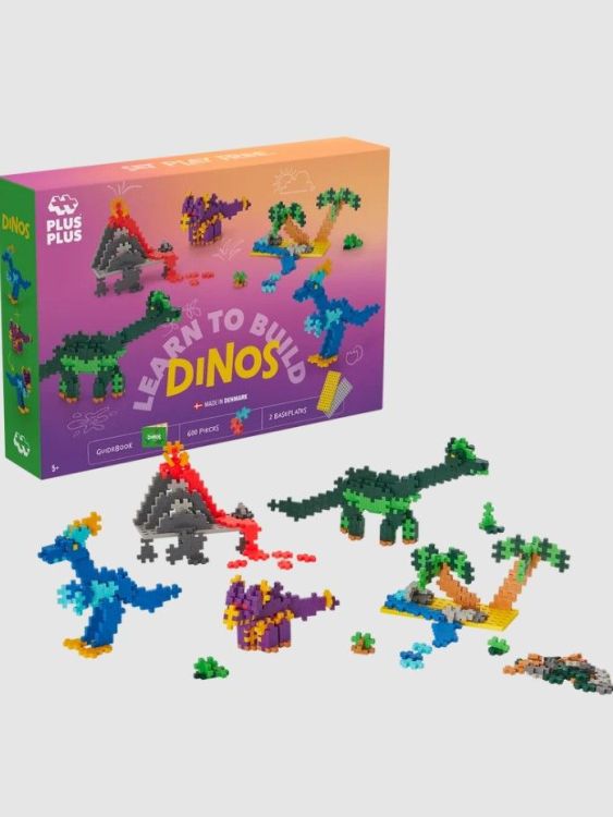 Plus-Plus Bouwpakket - Learn to build - Dinos